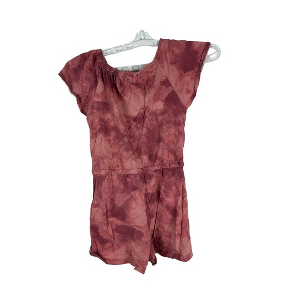 Old Navy Girls Off-The-Shoulder Tie-Dye Romper Size M (8) 100% Cotton - Picture 2 of 4